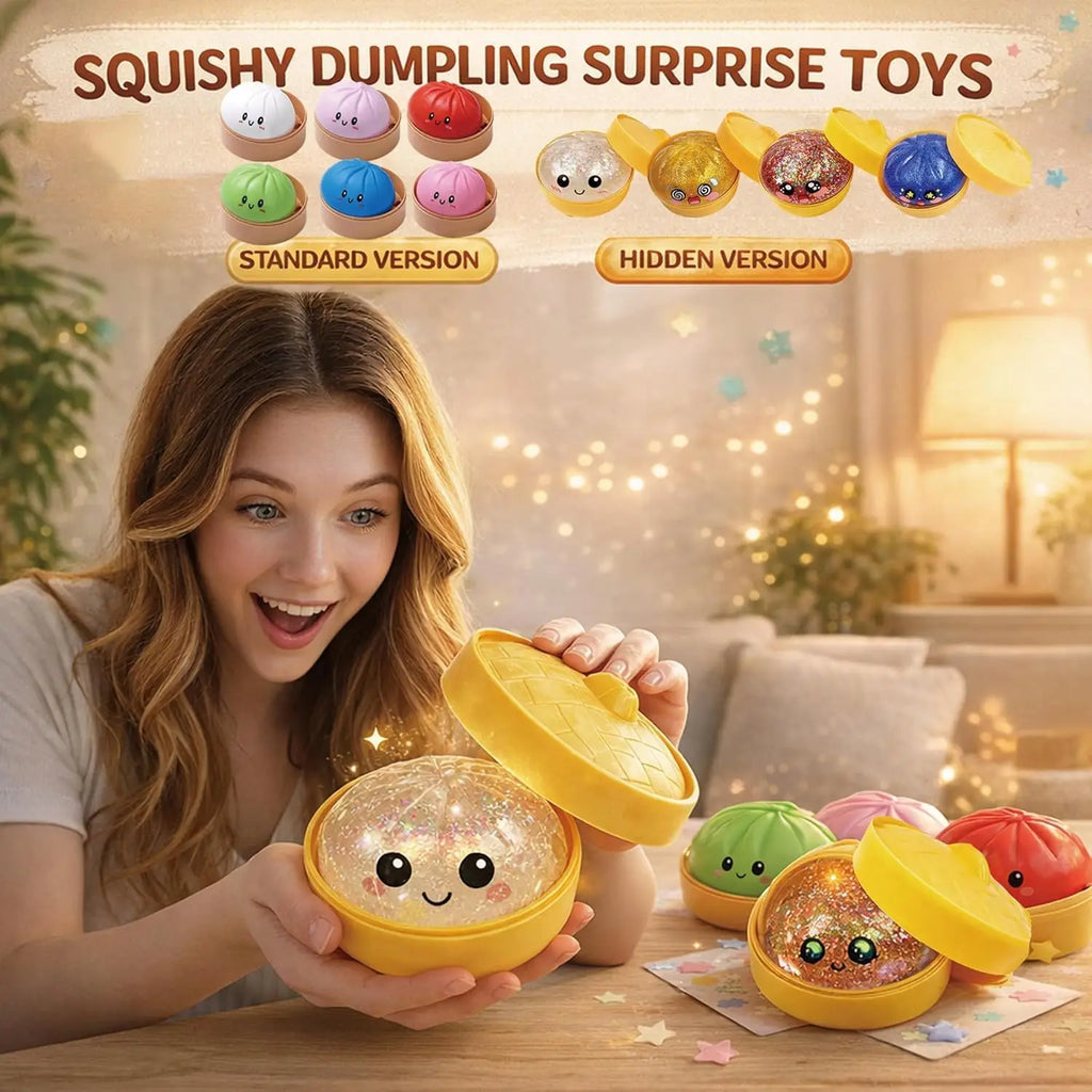 Mystery Glitter Dumpling Squishy